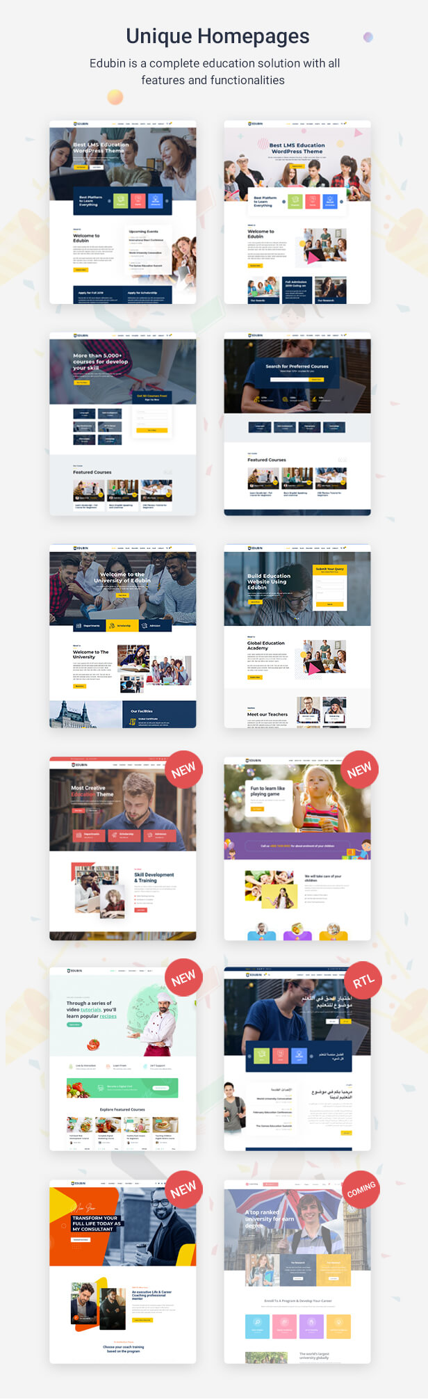 Edubin – Education WordPress Theme