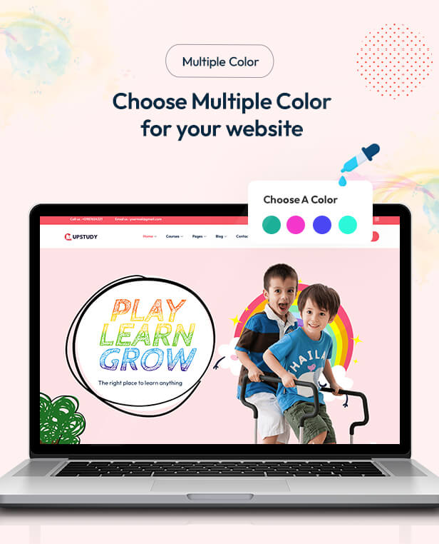 multiple typography & color